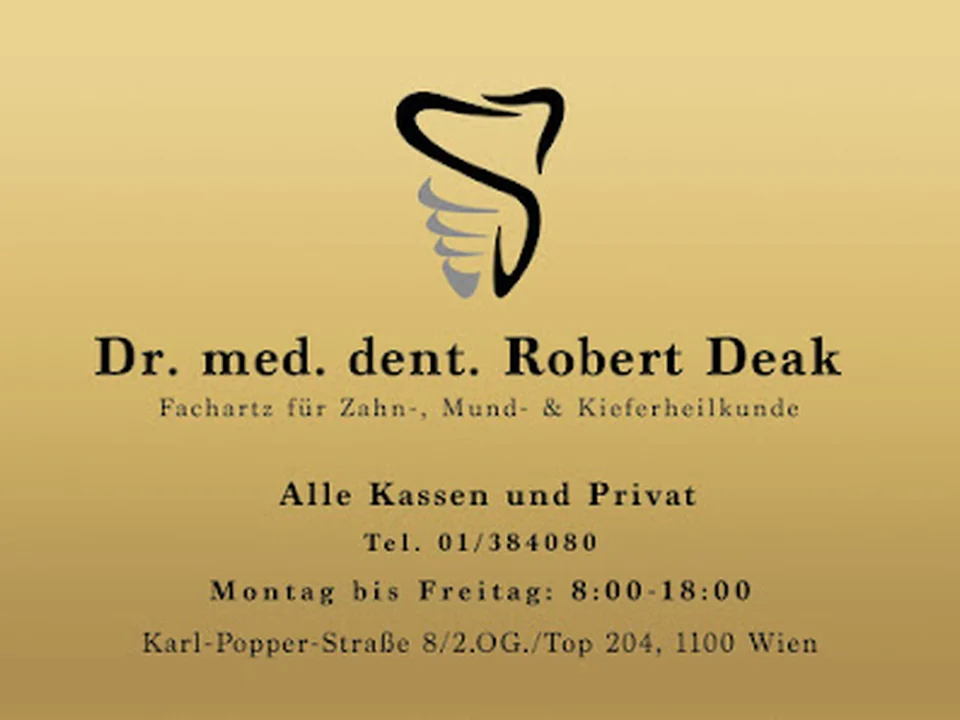 Dr. Robert Deak | Zahn-Implantat-Zentrum Wien